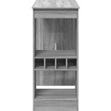 vidaXL Barski stol s držačima boja hrasta 90x47,5x103,5 cm drveni | shoptok.hr
