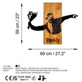 WALLXPERT zidna dekoracija banksy flower thrower | ePonuda.com