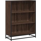 Maison Chic Knjižna omara - Knjižni regal rjavi hrast 80,5x35x107,5 cm inženirski les, (21725808) Cene