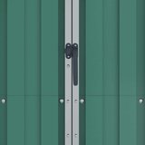vidaXL Vrtno spremište zeleno 107,5 x 46 x 183 cm od pocinčanog čelika | shoptok.hr