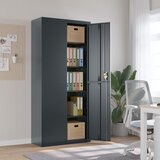 vidaXL Ormarić za spise antracit 90 x 40 x 200 cm čelični | shoptok.hr