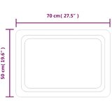  LED kupaonsko ogledalo 70x50 cm | shoptok.hr