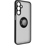 AVIZAR Ovitek za Samsung Galaxy A25 5G Kovinski obroč s podporo za funkcijo, Črna, (5000010998) | Shoptok.si