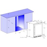 Starcrest SWN-13851DZ Podpultni ugradbeni hladnjak za vino | shoptok.hr