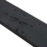 vidaXL Gumeni rub za snježni plug crni 180x8x1 cm | shoptok.hr