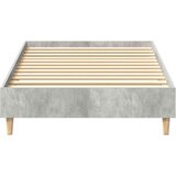  Okvir kreveta bez madraca beton siva 75x190cm konstruirano drvo | shoptok.hr