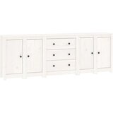 Maison Chic Komoda - Predalnik bela 230x35x80 cm trdna borovina, (21716528) Cene