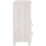  Komoda HAMAR bijela 85 x 35 x 80 cm od masivne borovine | shoptok.hr