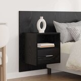  Vznožnica z omarico 3 pcs Črna Orehovina Konstruiran les, (5000109380) | Shoptok.si