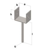  NOSAČ-STOPA GREDE 120X70X90X3 MM | shoptok.hr