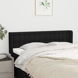  Uzglavlje s ušima crno 147x16x78/88 cm od tkanine | Eponuda.ba