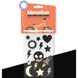 Movolux visoko odsevne nalepke Space Race, črne Cene