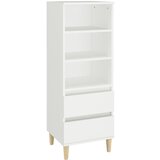 Maison Chic Visoka omara - Komoda - Predalnik Bela 40x36x110 cm inženirski les, (21722748) Cene