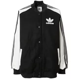 Adidas Prijelazna jakna crna / bijela
