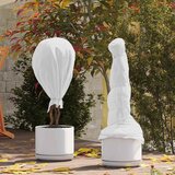 vidaXL Fleece za zaščito rastlin pred zmrzaljo Bela 20 x 1,6 m | Shoptok.si