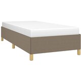  Okvir za krevet bez madraca smeđesivi 90x200cm od tkanine | shoptok.hr