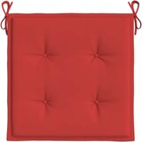  Jastuci za vrtne stolice 4 kom crveni 40 x 40 x 3 cm od tkanine | shoptok.hr