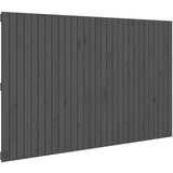  Zidno uzglavlje sivo 185x3x110 cm od masivne borovine | shoptok.hr