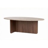 Hanah home Sto za dnevnu sobu Orba Travertine Venezia Walnut | Eponuda.com