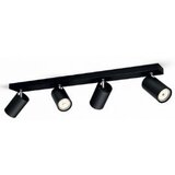 Kosipo spot svetiljka crna 4xmax.5,5W 50594/30/PN | ePonuda.com