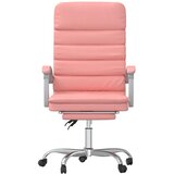  Masažni uredski naslonjač od umjetne kože ružičasti | shoptok.hr