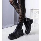Gemre Black insulated ankle boots with chain Pareda | ePonuda.com