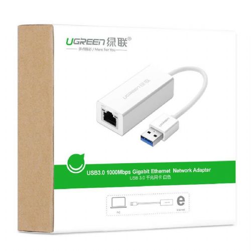 Ugreen USB 3.0 10/100/1000 mrežna kartica - kutija | shoptok.hr