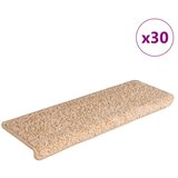  Prostirke za stepenice 30 kom 65x21x4 cm zlatne pravokutne rubove | shoptok.hr