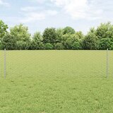 Heksagonalna ograda s stubom 50 x 0,6 m Pocinčani čelik Srebrna | shoptok.hr