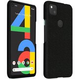 AVIZAR Ovitek iz blaga za Google Pixel 4A, trda zašcita proti udarcem - crna, (20626669) | Shoptok.si