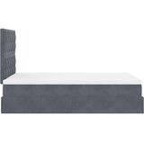  Okvir kreveta s madracima tamnosivi 120x200 cm baršunasti | shoptok.hr
