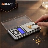 Digitalna mini lcd džepna vaga za nakit 200-0.01g osvijetljeno srebro | shoptok.hr