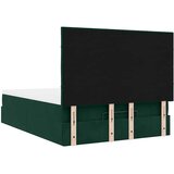 Otomanski krevet s madracima tamnozeleni 140x200 cm baršunasti | shoptok.hr