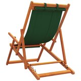  Sklopive stolice za plažu od tkanine 2 kom zelene | shoptok.hr