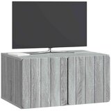 TV Omarica za TV, ki jo lahko montiraš na steno Siva Sonoma, (5000210324) | Shoptok.si