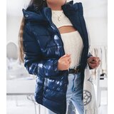 Gemre Navy jacket with a fur hood Poisson | Shoptok.si