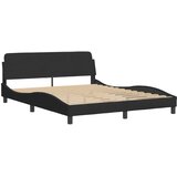  Krevet s madracem crni 160x200 cm baršunasti | shoptok.hr