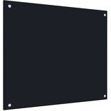 vidaXL Kuhinjska zaštita od prskanja crna 70 x 60 cm kaljeno staklo Cijene