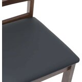 vidaXL Jedilni stoli z blazinami 2 kosa Brown Solid Wood Rubber | Shoptok.si