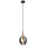  Luster na sajli VELLO 1xE27/15W/230V crna/zadimljeno roze/bež/crna | Eponuda.com