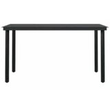  5-dijelni vrtni blagovaonski set s jastucima poliratan i staklo Smeđa 140 x 70 x 74 cm | shoptok.hr