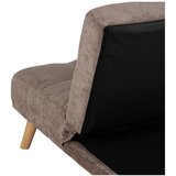 Ixia Rjava raztegljiva sedežna garnitura iz šenilje 178 cm – | Shoptok.si