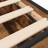  Okvir kreveta s uzglavljem s ladicama Staro drvo 80 x 200 cm | Eponuda.com