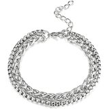 IZMAEL Zapestnica EA-32658 Double - Srebrna | Shoptok.si