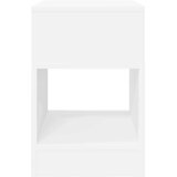  Stranska miza 2 pcs Bela 30,5 x 30 x 45 cm Konstruiran les, (5000201675) | Shoptok.si