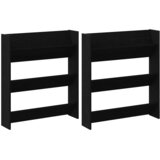  Ormar za cipele s policom 2 pcs Crni hrast 86 x 18 x 90 cm | Eponuda.ba