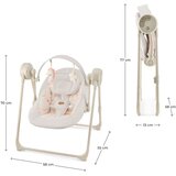 Kinderkraft Električna njihaljka SWINGEE bež | shoptok.hr
