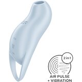 Satisfyer Pocket Pro 1 - stimulator klitorisa na baterije, zračni valovi (plavi) | shoptok.hr