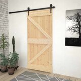  Vrata NARVIK Prirodna 80 x 210 cm Čvrsta borovina | shoptok.hr