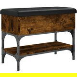  The Living Store Klop za čevlje dimljen hrast 62x32x45 cm inženirski les - Klop Za Čevlje, (21448134) | Shoptok.si